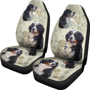 Bernese Mountain Car Seat Covers (Set of 2)