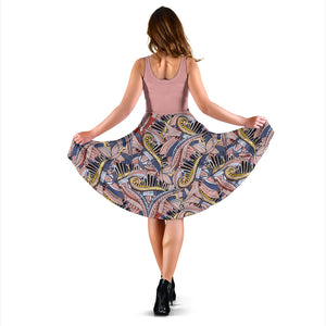 Funky Patterns in Pinks 2Tone - Women's Midi Dress