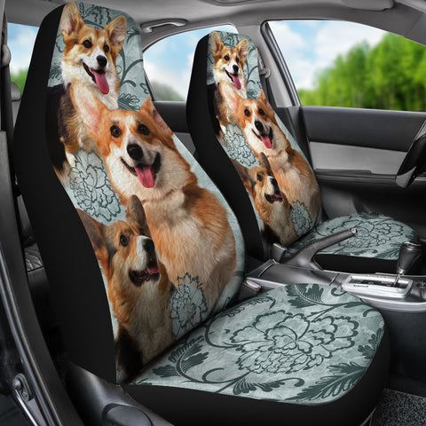 Image of Pembroke Welsh Corgi Car Seat Covers (Set of 2)