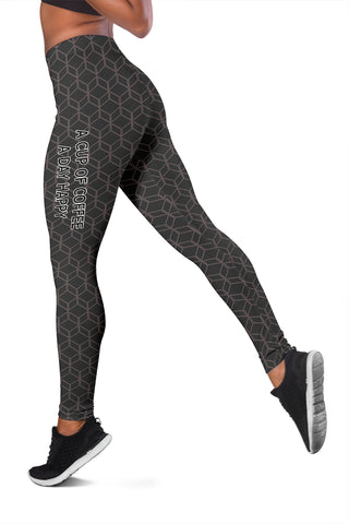 Image of A Cup Of Coffee A Day Women's Leggings