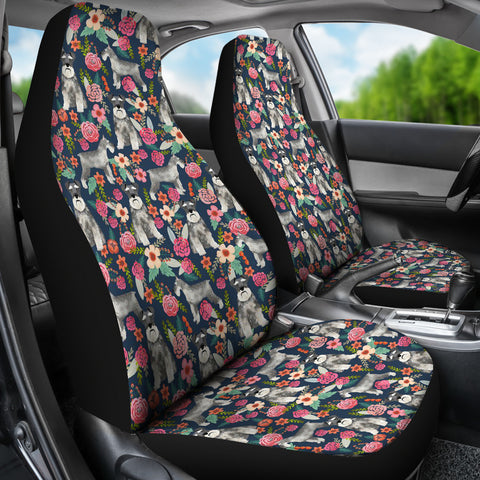 Image of Schnauzer Car Seat Covers (Set of 2)