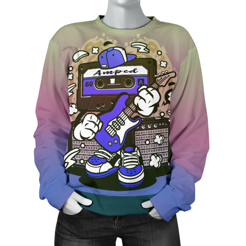Image of Amped Guitar Sweater for Musicians and Music Freaks