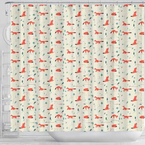 Image of Fox Shower Curtain