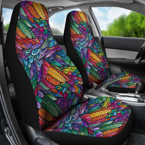 Image of Boho Feathers Seat Covers