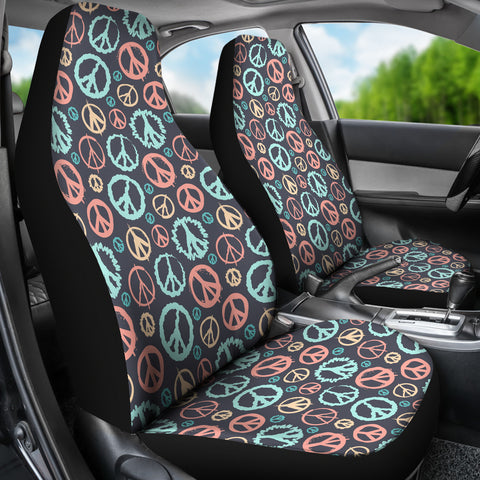 Image of Peace Car Seat Covers