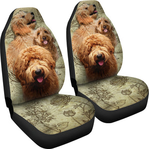 Goldendoodle Car Seat Covers (Set of 2)