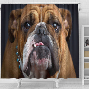 Bulldog Lovers Shower Curtain