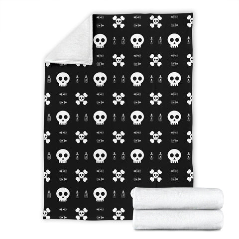 Image of Skulls and Potion Blanket