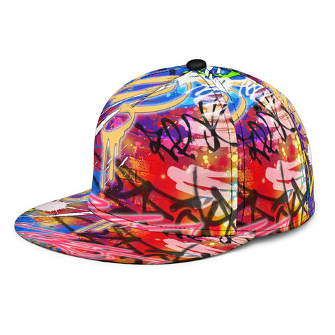 Image of Abstract Graffiti Snapback Cap, abstract graffiti hat