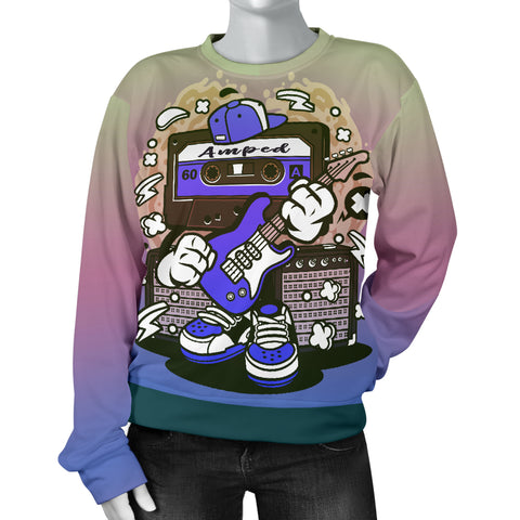 Image of Amped Guitar Sweater for Musicians and Music Freaks