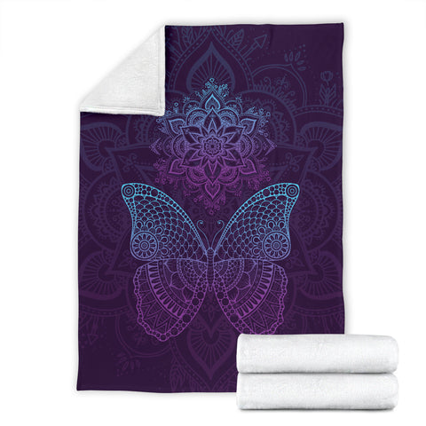 Image of Butterfly Mandala Mood Blanket