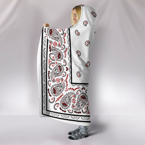 Image of Ultimate Wicked White Bandana Hooded Blanket