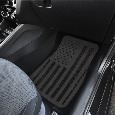 Image of USA Flag Front/Back Car Mats
