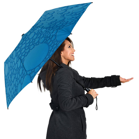Image of Blue Raindrops Umbrella