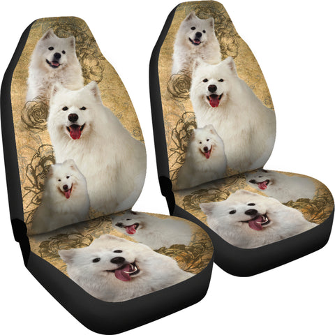Image of Samoyed Car Seat Covers (Set of 2)