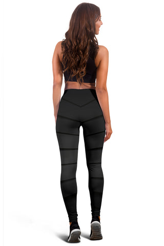 Image of Black Abstract Leggings