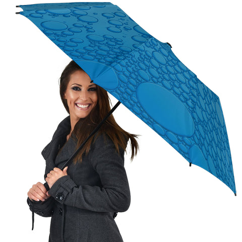 Blue Raindrops Umbrella