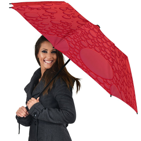 Image of Red Raindrops Umbrella