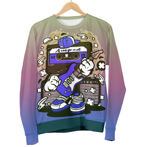 Amped Guitar Sweater for Musicians and Music Freaks