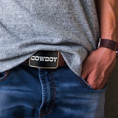 Image of Belt Buckle Cowboy