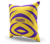 Purple Gold Tigers 18" Pillow Cover - Spicy Prints